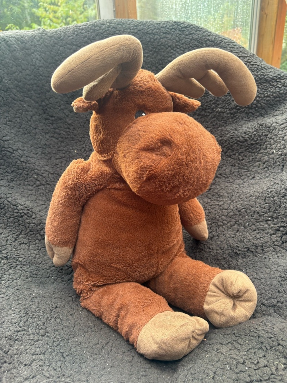 IKEA Large Brown Moose Elk Plush Stuffed Animal 22"

3